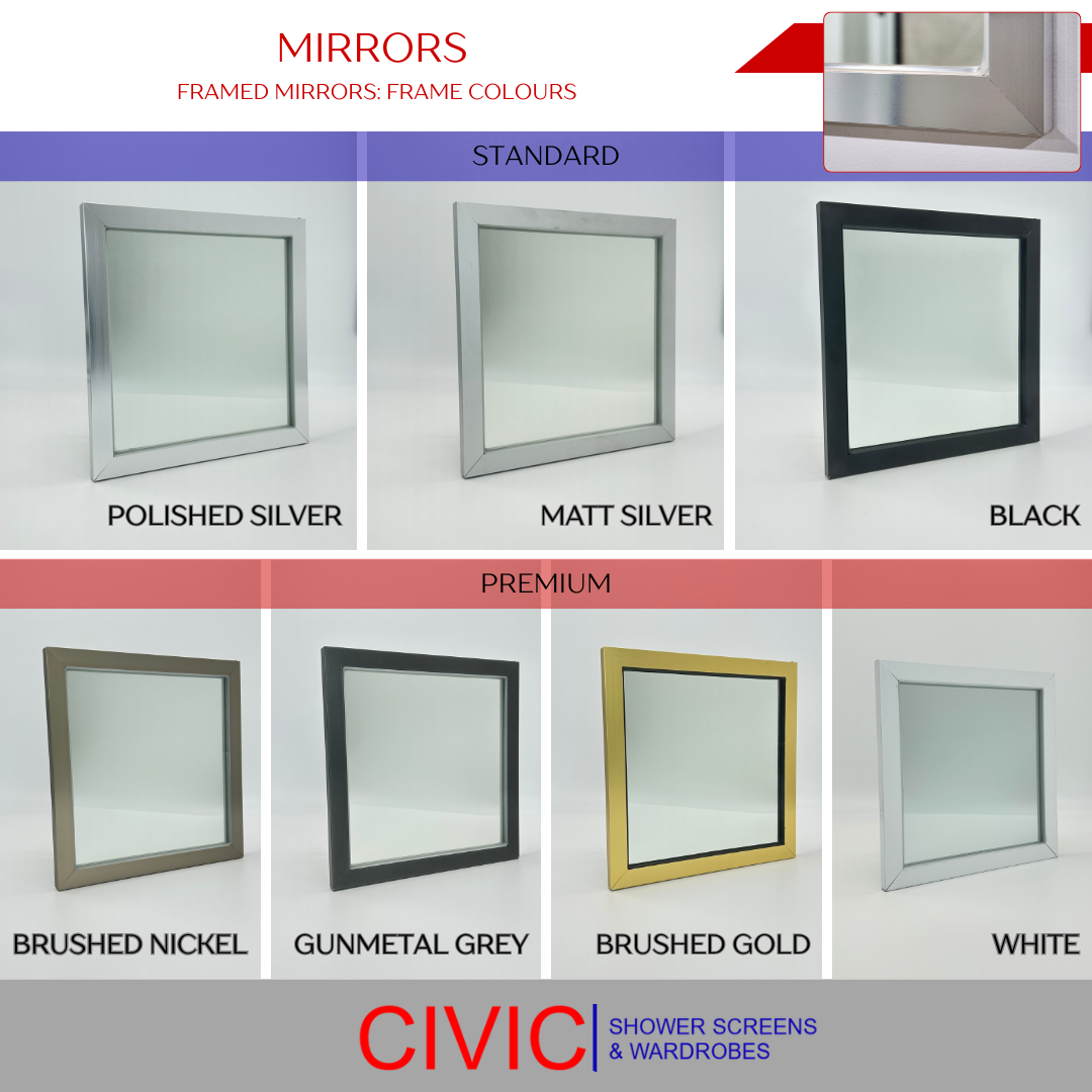 MIRRORS Frame colours
