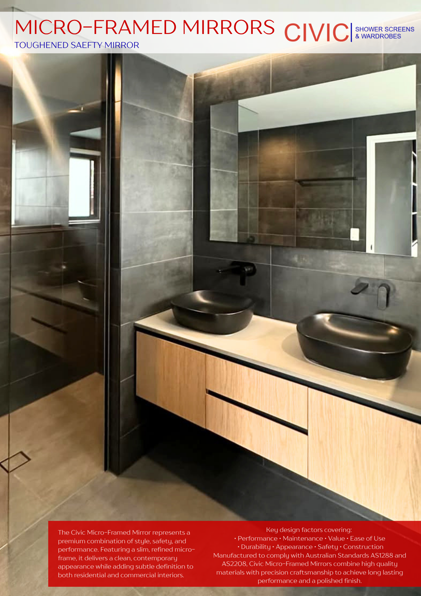  MICRO-FRAMED MIRRORS BROCHURE