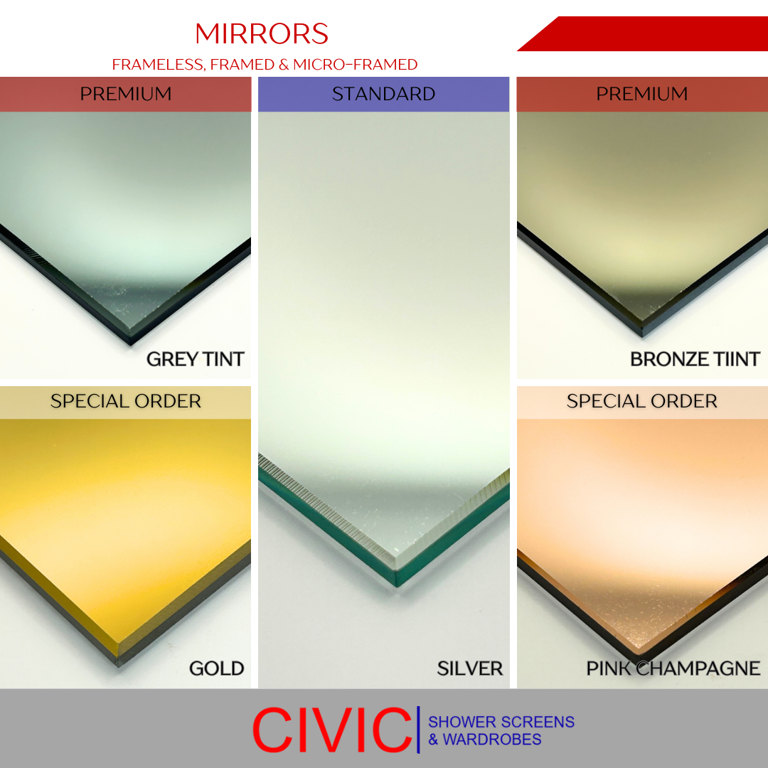 >Mirrors Colour Options