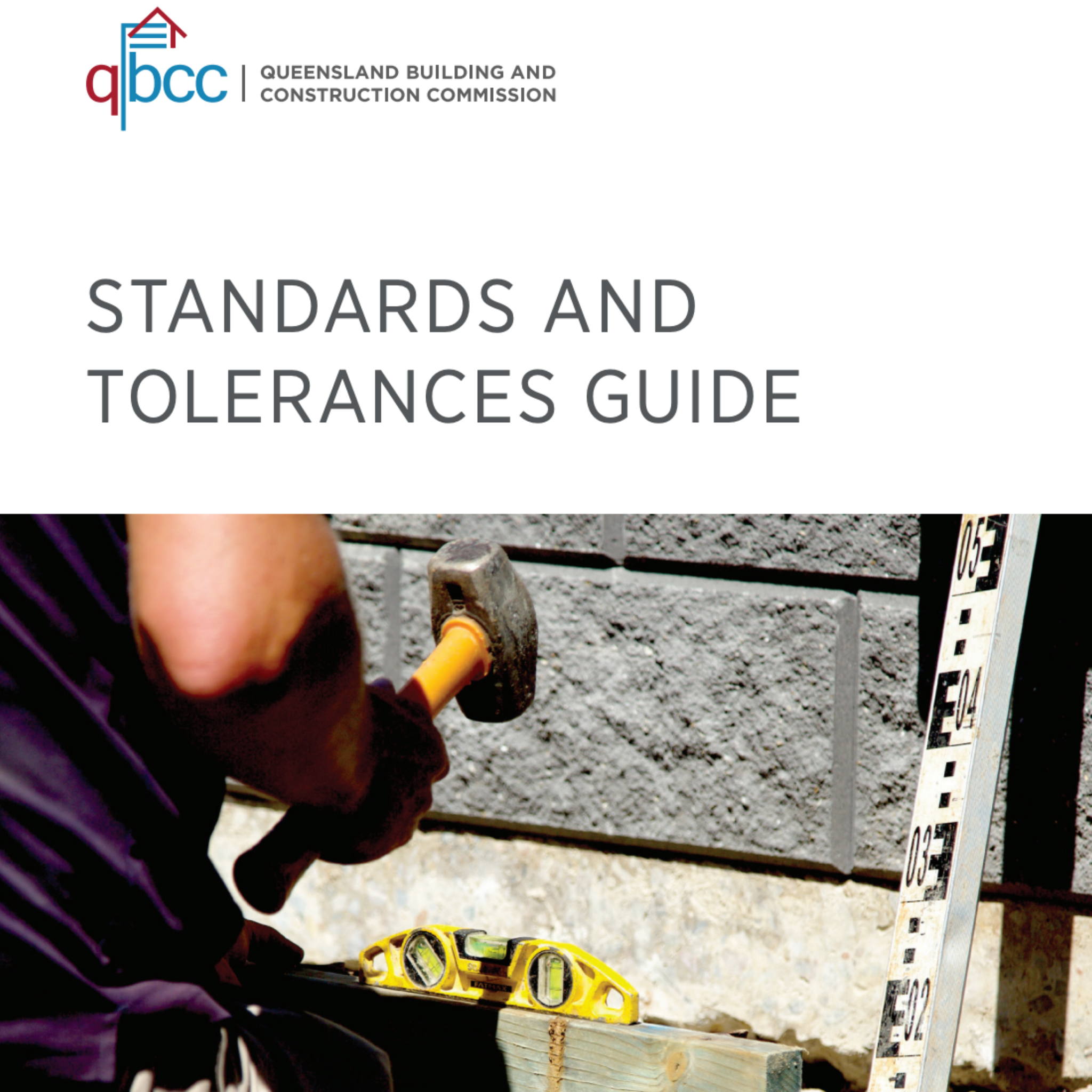 QBCC Standards and Tolerances Guide