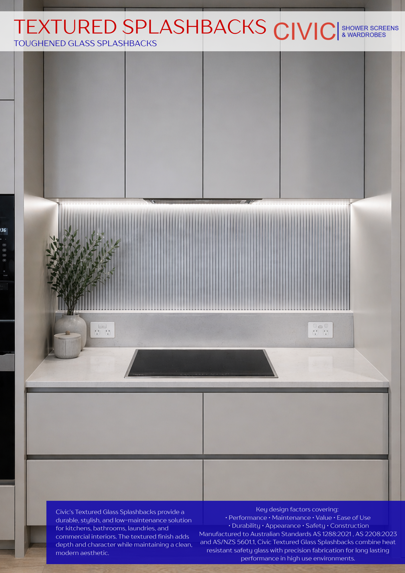 TEXTURED SPLASHBACKS