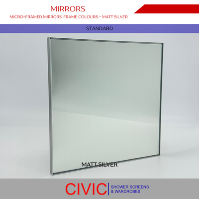 MIRRORS Micro-Framed colour MattSilver