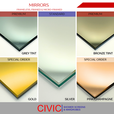 Mirrors Colour Options