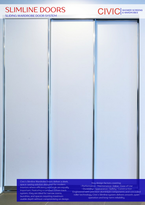 SLIMLINE: SLIDING WARDROBE DOORS