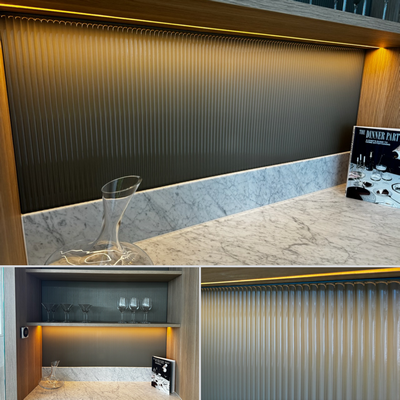 Splashbacks MetallicPainted Colour Options