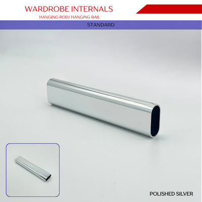 WardrobeInternals Hanging Rod PolishedSilver 